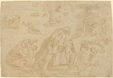 De Zondvloed, van de Loggia van het Vaticaan