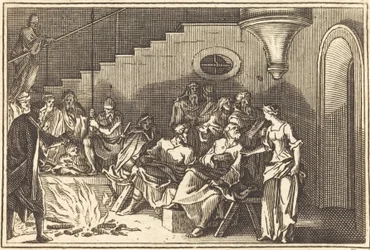 Petrus verloochent Christus
