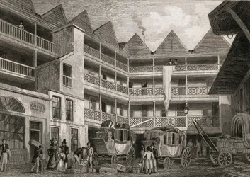 The Old Bull and Mouth Inn, St. Martins-le-Grand, 1831