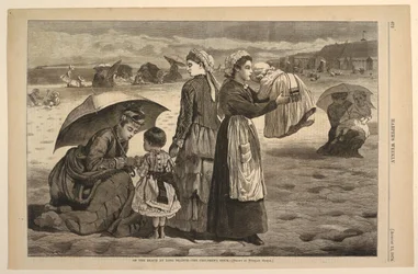 Op het strand bij Long Branch – Het kinderuurtje