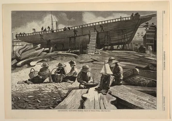 Scheepsbouw, Gloucester Haven, uit Harper
