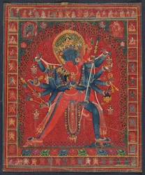 Chakrasamvara en gemalin Vajravarahi