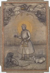 Portret van de Oude Akbar