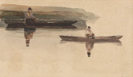 Twee Mannen in Punts