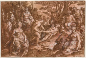 Het villen van Marsyas, ca. 1570-1605