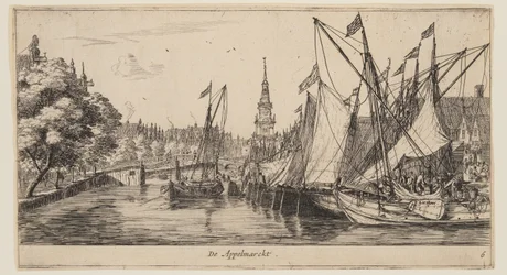 De Appelmarckt, van Gezicht op Amsterdam