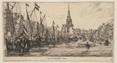 De Roowaensche Kaey, van Gezicht op Amsterdam