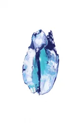 Abstract Blauw Kristal