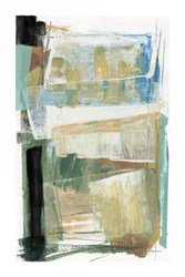 Abstracte blauwgroene lagen
