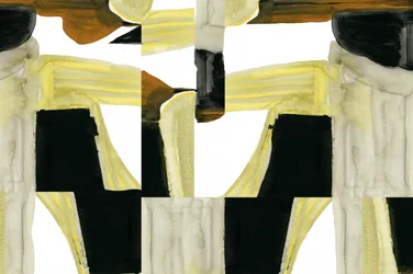 Abstracte kleurblokken