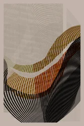 Abstracte vloeiende lijnen