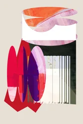 Abstracte geometrische collage