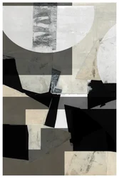 Abstracte geometrische collage