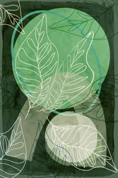 Abstracte groene bladeren