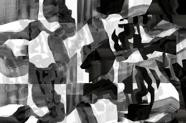Abstracte menselijke figuren
