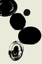 Abstracte inktvormen