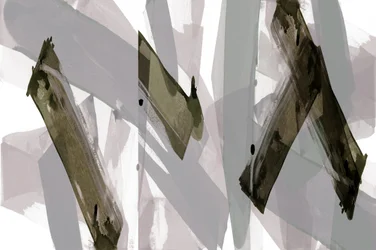 Abstracte olijfgrijze streken