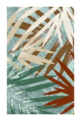 Abstract tropisch gebladerte