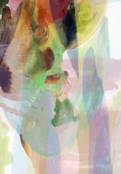 Abstracte aquarelstroom