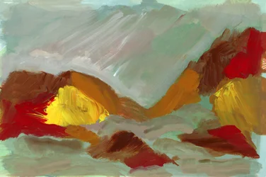 Abstract herfstlandschap