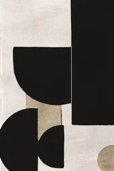 Zwart-gouden geometrie