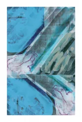 Blauw dynamisch abstract