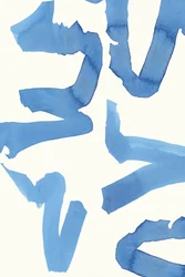 Blauwe vloeistof – abstract