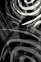 Opvallende abstracte strepen