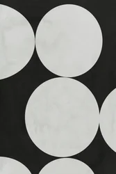 Gedurfde zwarte en witte cirkels