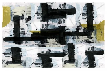 Gedurfde geometrische abstracte kunst