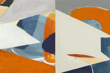 Gedurfde geometrische abstracte kunst