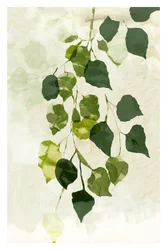 Golvende groene bladeren