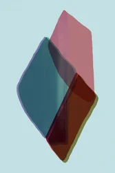 Kleurrijke abstracte overlapping
