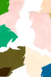 Kleurrijke abstracte penseelstreken