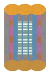 Kleurrijk geometrisch textiel