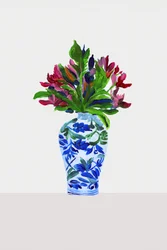 Kleurrijk geschilderde bloemen