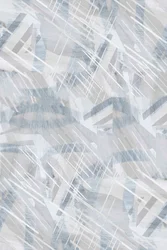 Koele tinten, geometrisch abstract