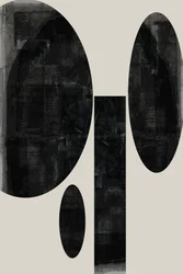 Donkere abstracte vormen