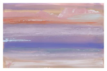 Dromerige pastelkleurige horizon