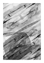 Dynamische abstracte penseelstreken