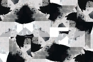 Dynamisch zwart-wit abstract