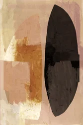 Aardse abstracte vormen