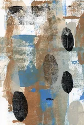 Aardse abstracte bladeren
