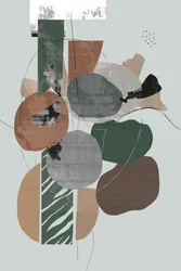 Aardse abstracte vormen