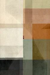 Aardse geometrische blokken