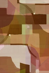 Aards, gelaagd en abstract