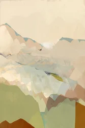 Aards berglandschap
