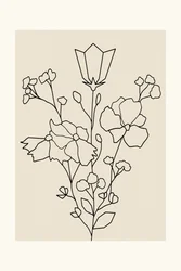 Elegante bloemmotieven