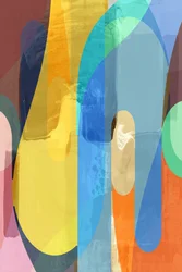 Vloeiende abstracte vormen