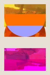 Geometrische kleurblokken